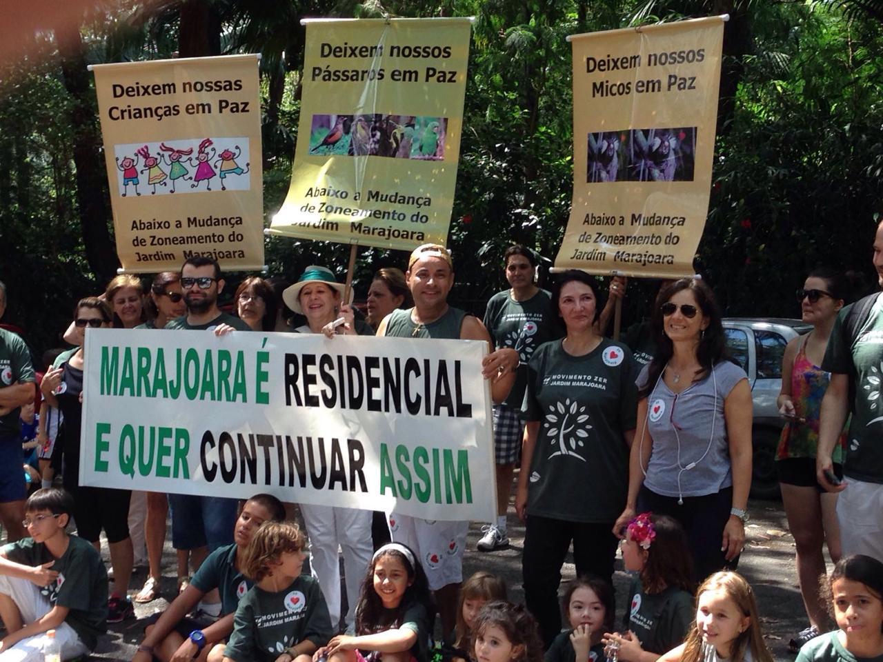 Mobilização de moradores do Jardim Marajoara em defesa das características residenciais do bairro
